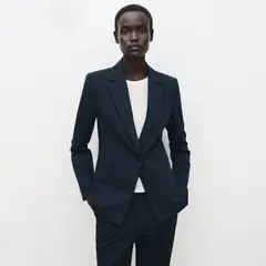 MANGO - Blazer Traje Entallada Mujer