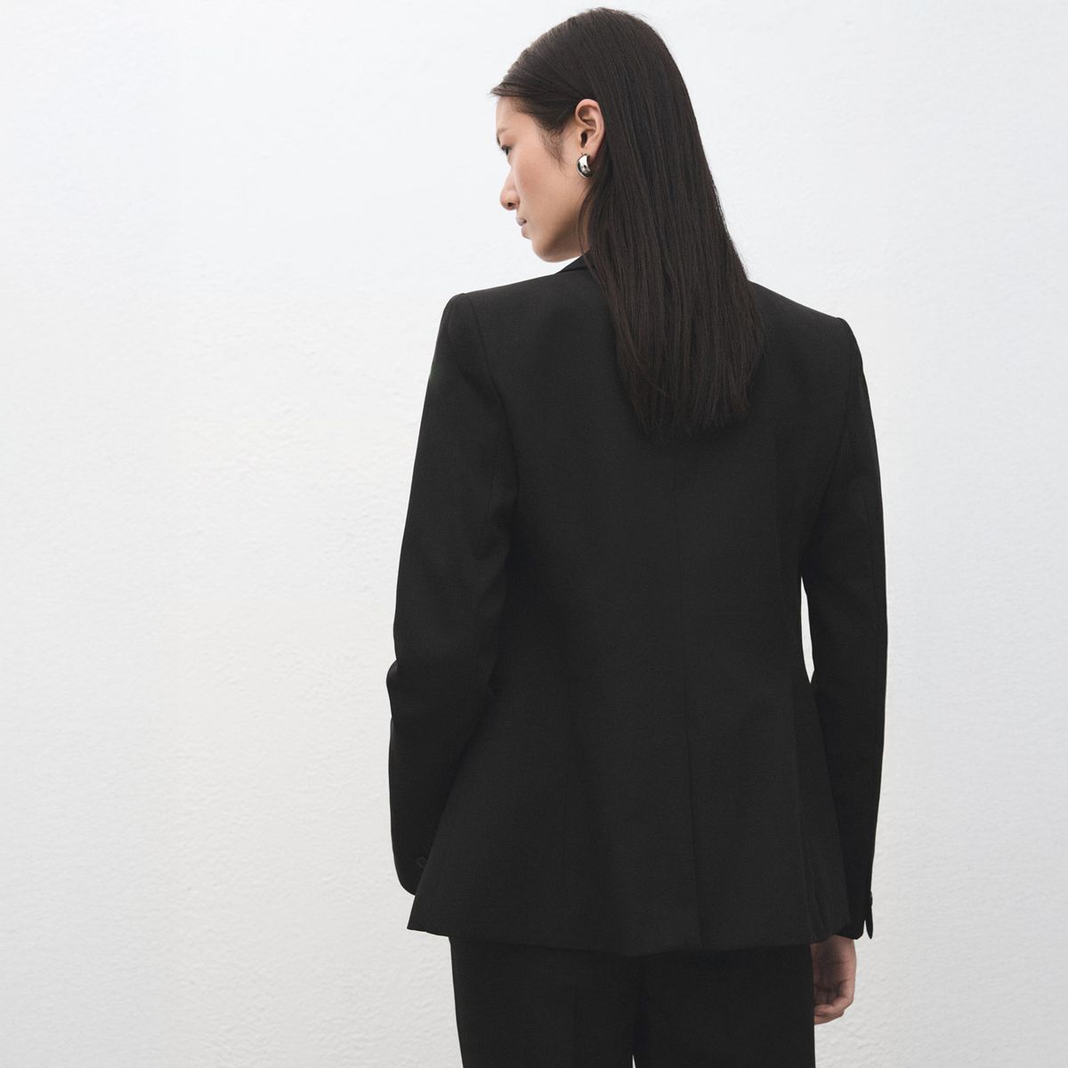 MANGO - Blazer Traje Entallada Mujer Mango