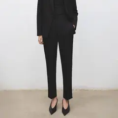 MANGO - Pantalón Recto Traje Mujer