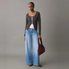 MANGO TEEN - Jeans Low Waist Wide Leg Mujer