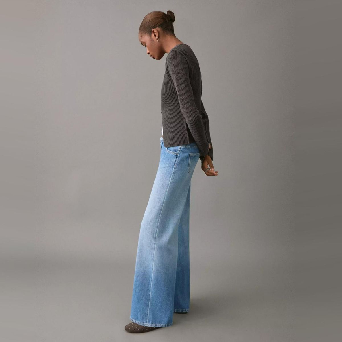 MANGO TEEN - Jeans Low Waist Wide Leg Mujer Mango Teen