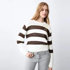 MANGO TEEN - Sweater Punto Calado Mujer