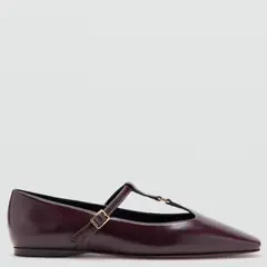 MANGO - Zapato Casual Mujer Rojo