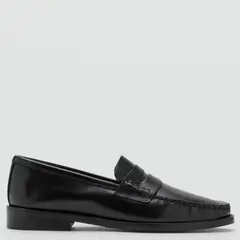 MANGO - Mocasín Mujer Negro