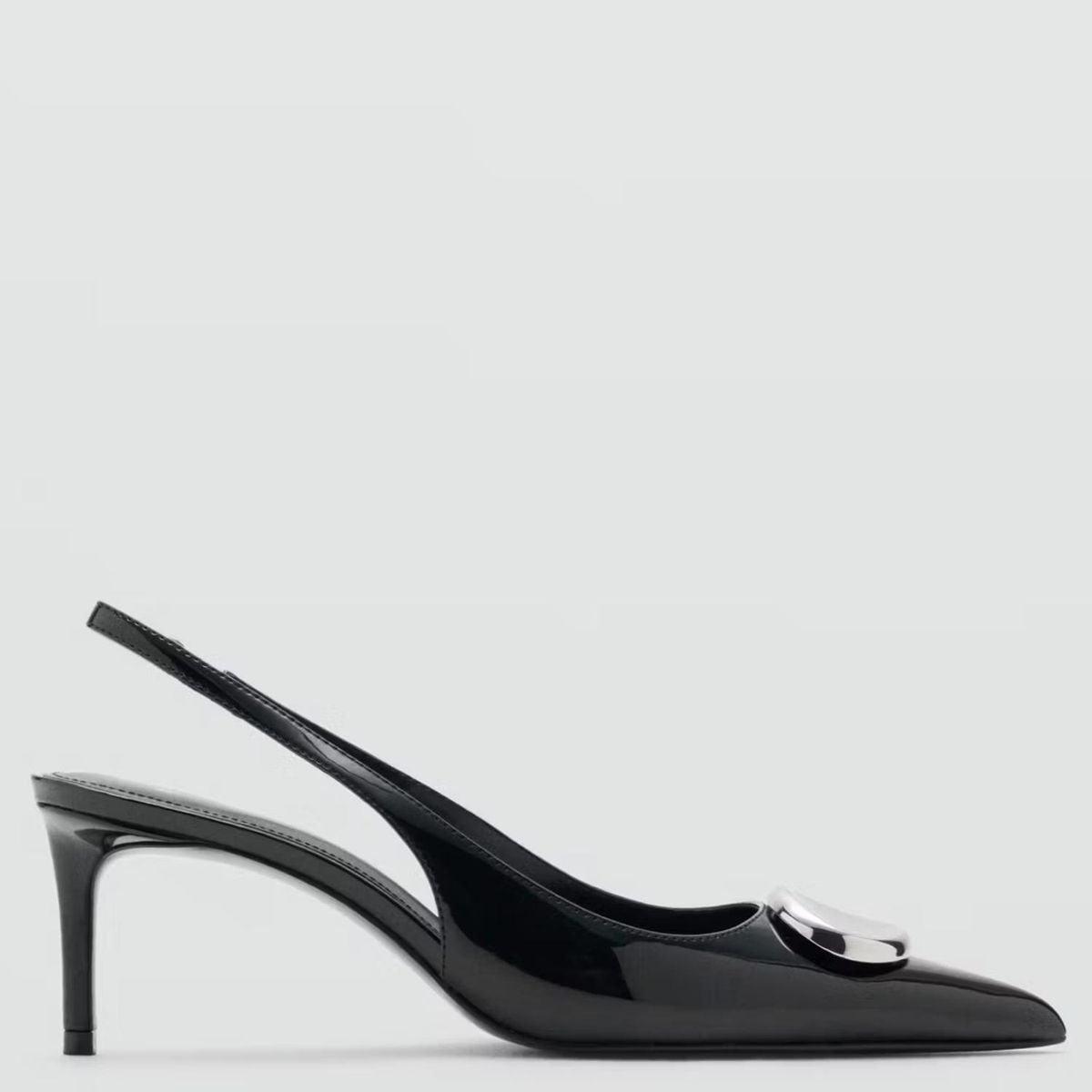 MANGO - Zapato Casual Mujer Negro Mango