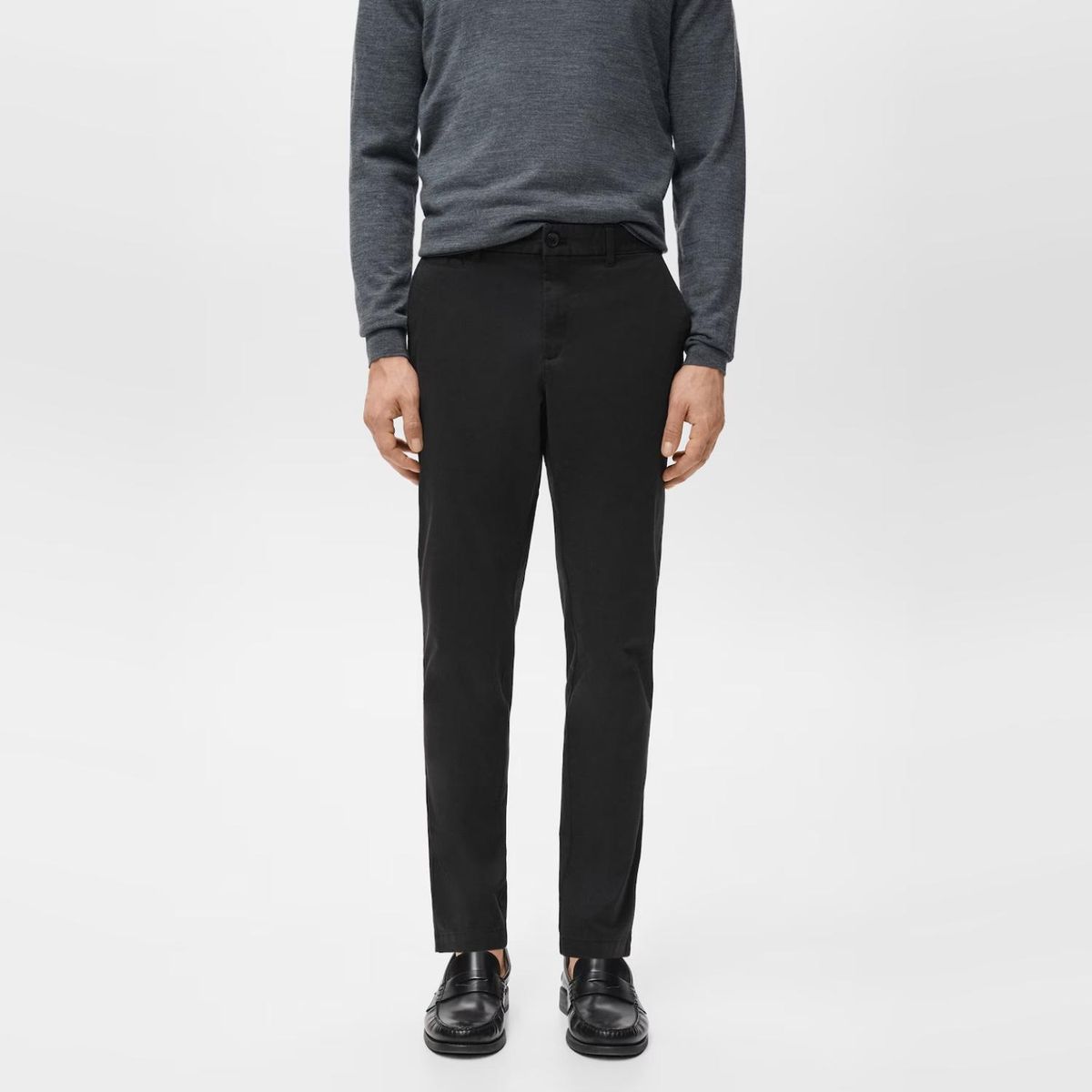 MANGO MAN - Pantalón Prato Chino Cropped Tappered Hombre Mango Man
