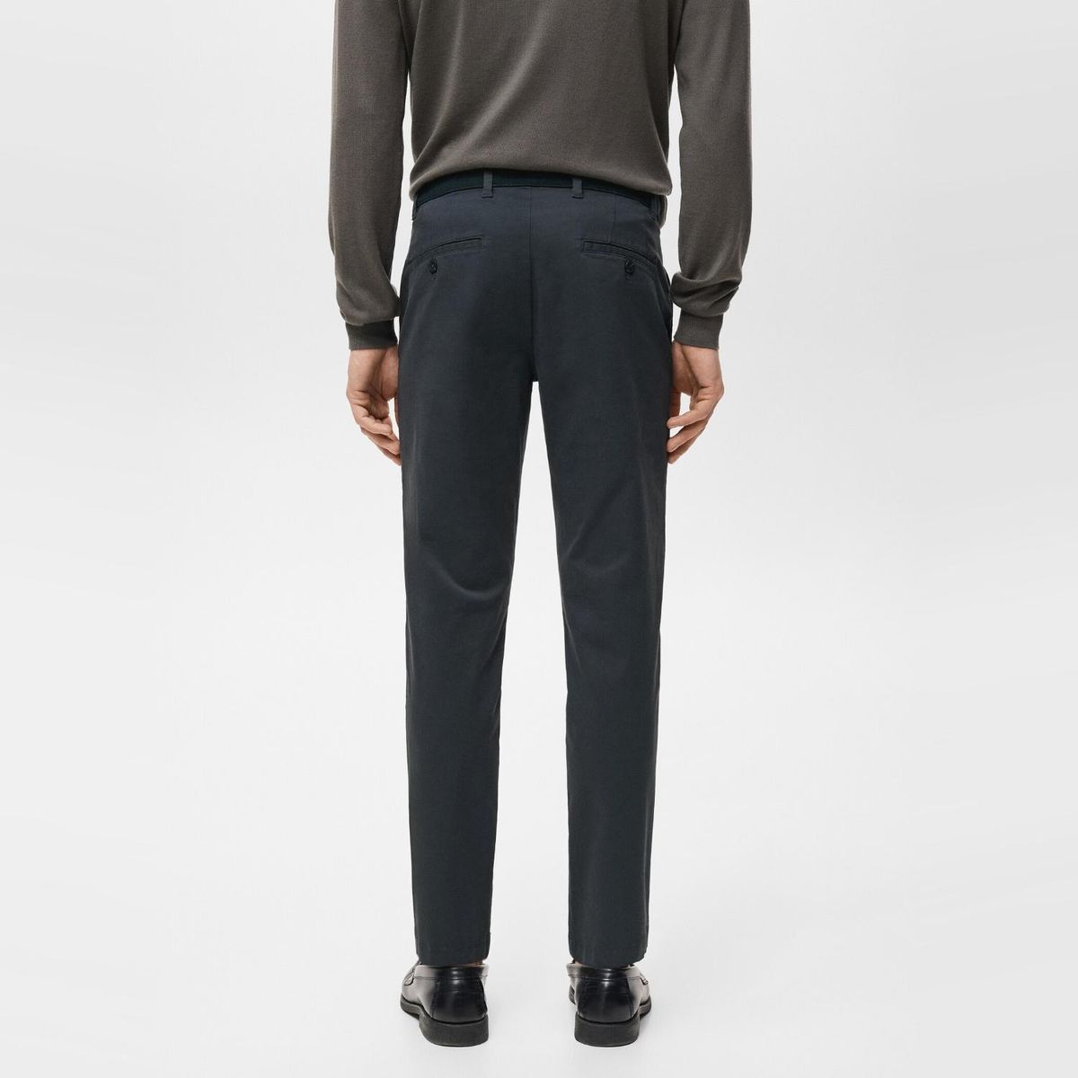 MANGO MAN - Pantalón Prato Chino Cropped Tappered Hombre Mango Man
