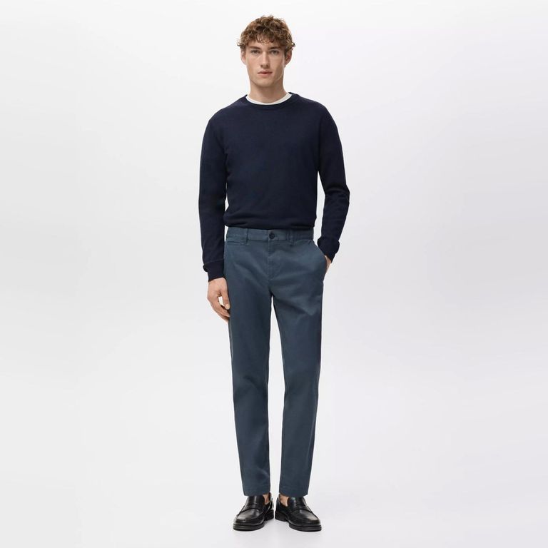 Pantalón Prato Chino Cropped Tappered Hombre