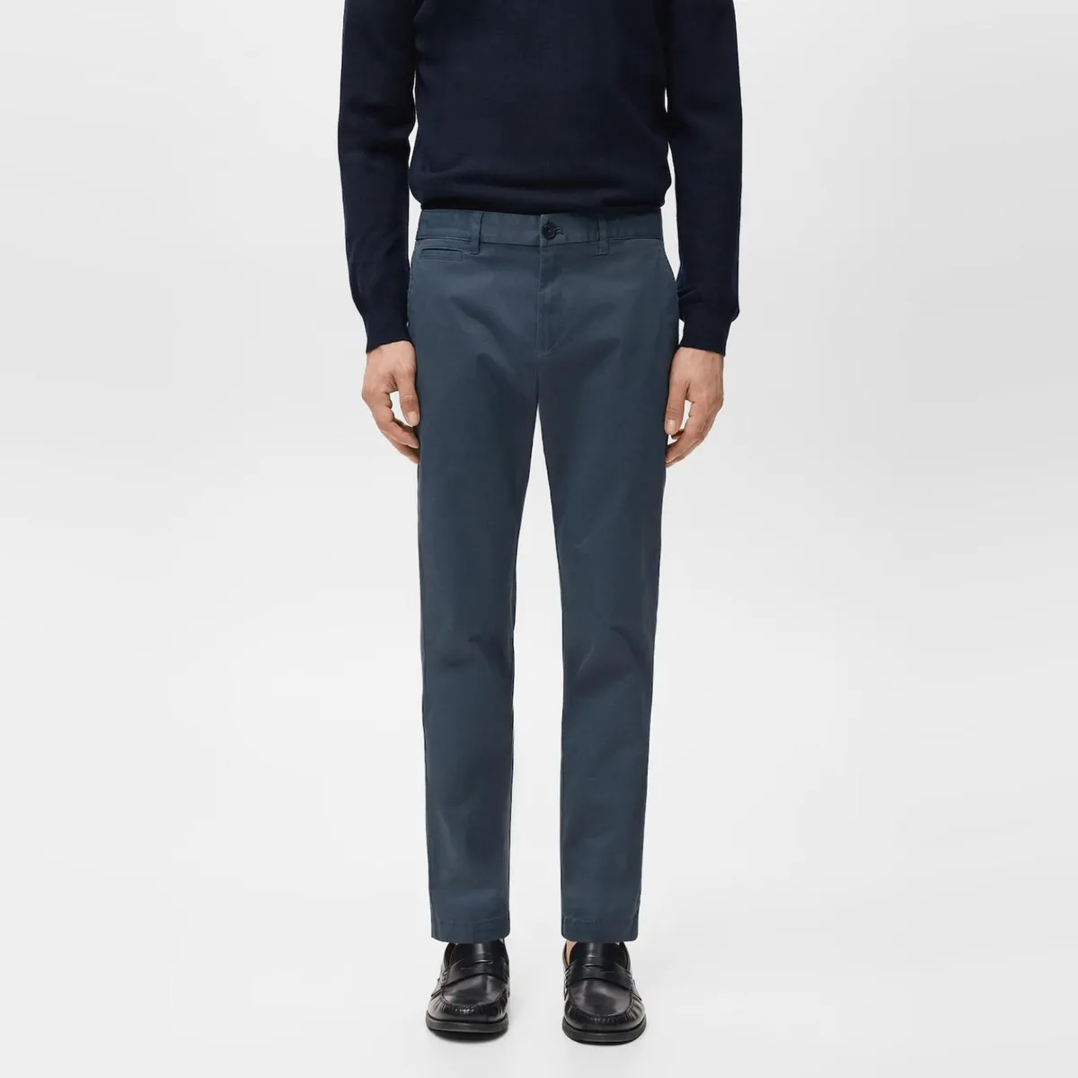 MANGO MAN - Pantalón Prato Chino Cropped Tappered Hombre Mango Man
