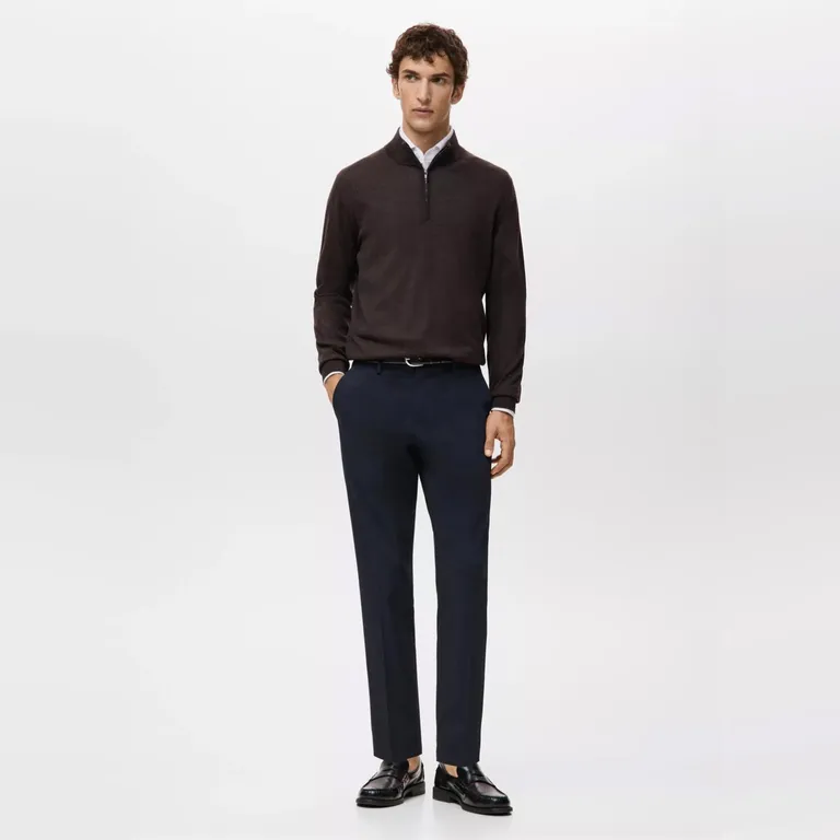 Pantalón Bologna Cropped Slim Fit Hombre