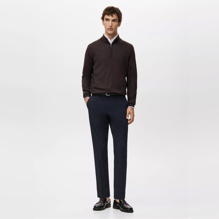 Pantalón Bologna Cropped Slim Fit Hombre