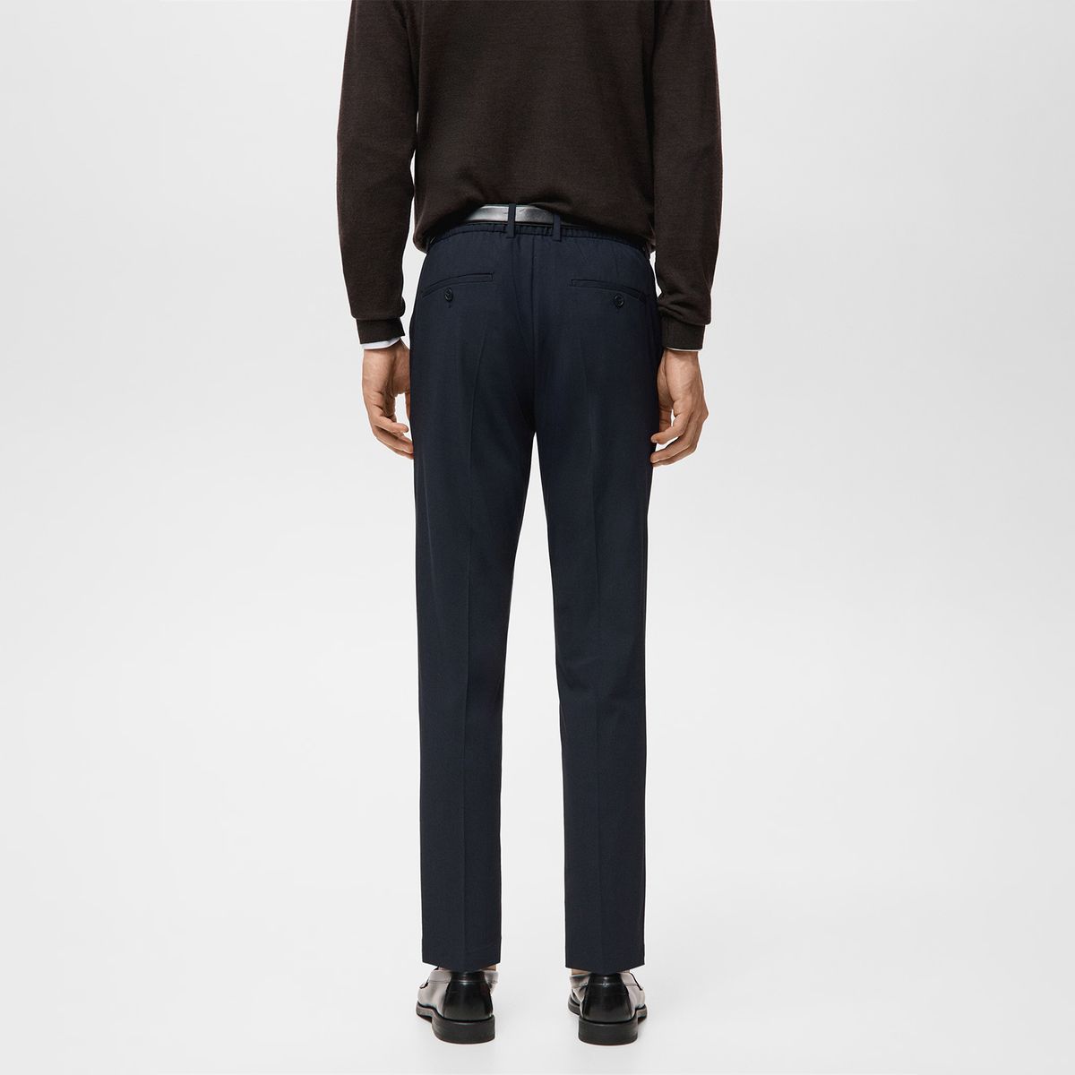 MANGO MAN - Pantalón Bologna Cropped Slim Fit Hombre Mango Man