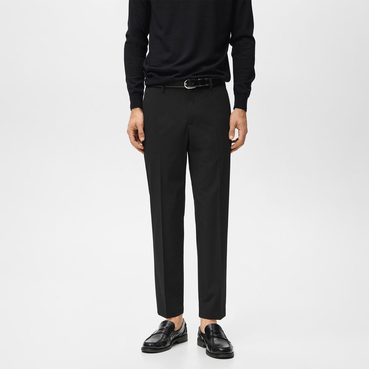 MANGO MAN - Pantalón Bologna Cropped Slim Fit Hombre Mango Man