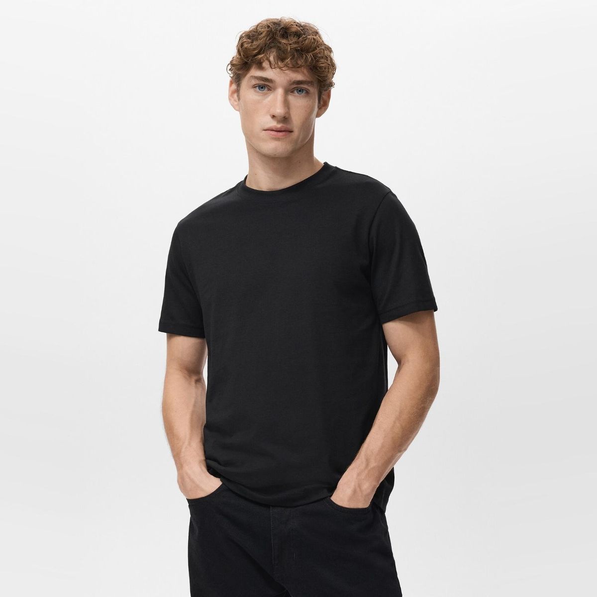 MANGO MAN - Polera Slim Fit 100% Algodón Hombre Mango Man