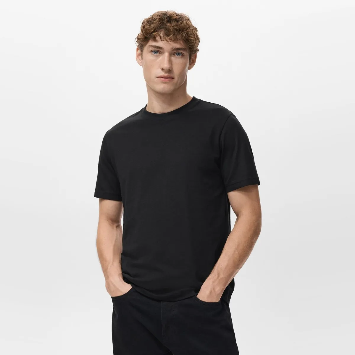 MANGO MAN - Polera Slim Fit 100% Algodón Hombre Mango Man