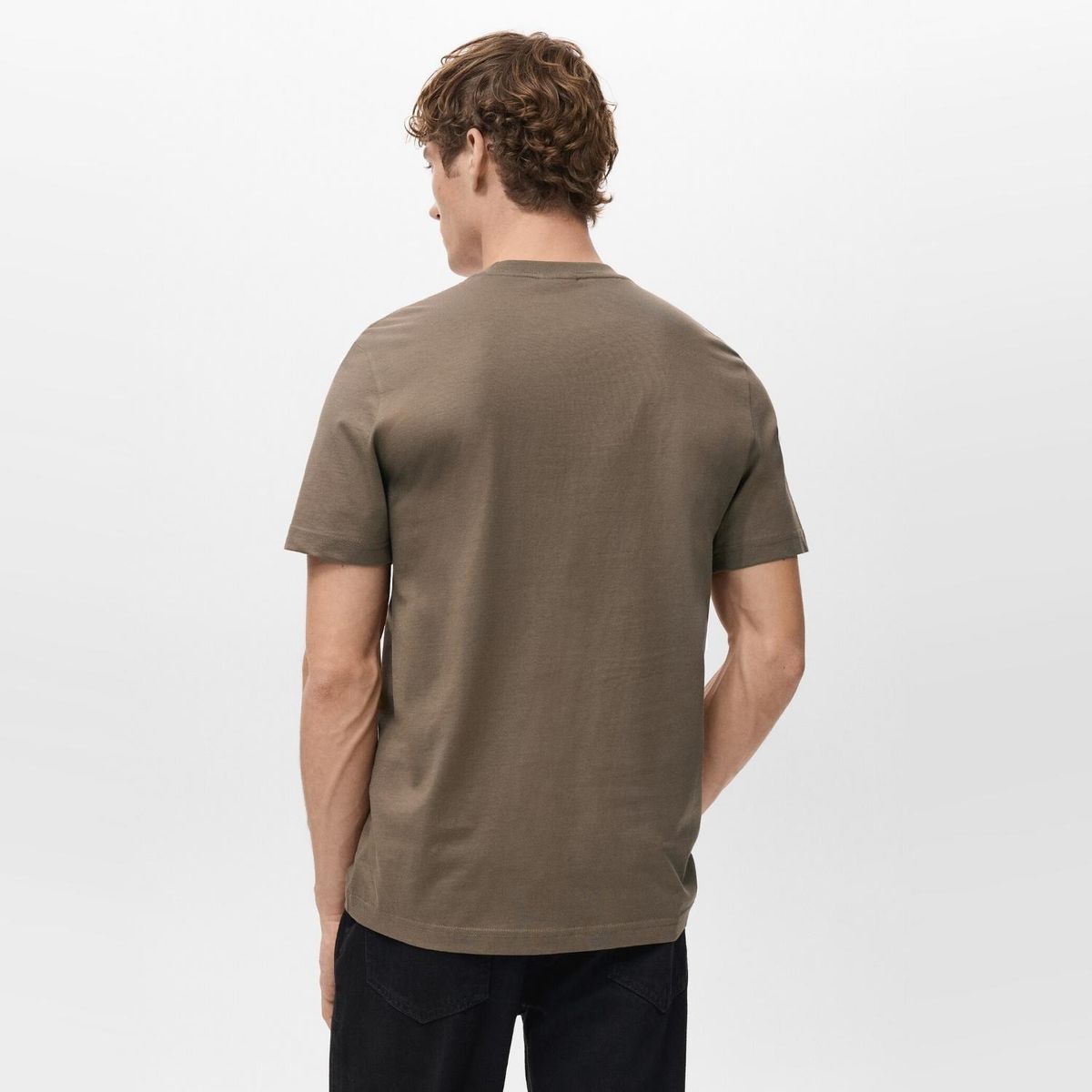 MANGO MAN - Polera Slim Fit 100% Algodón Hombre Mango Man