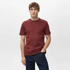 MANGO MAN - Polera Slim Fit 100% Algodón Hombre