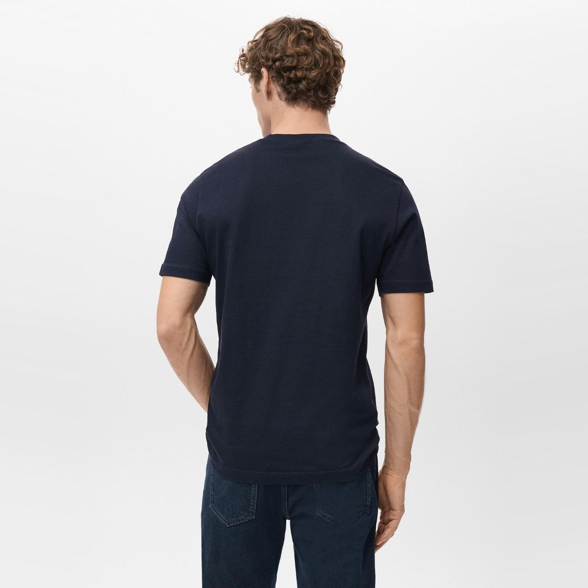 MANGO MAN - Polera Slim Fit 100% Algodón Hombre Mango Man
