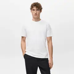 MANGO MAN - Polera Slim Fit 100% Algodón Hombre