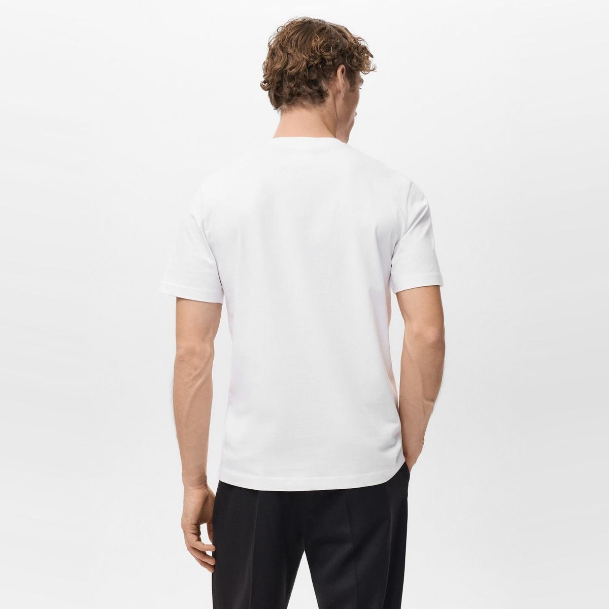 MANGO MAN - Polera Slim Fit 100% Algodón Hombre Mango Man