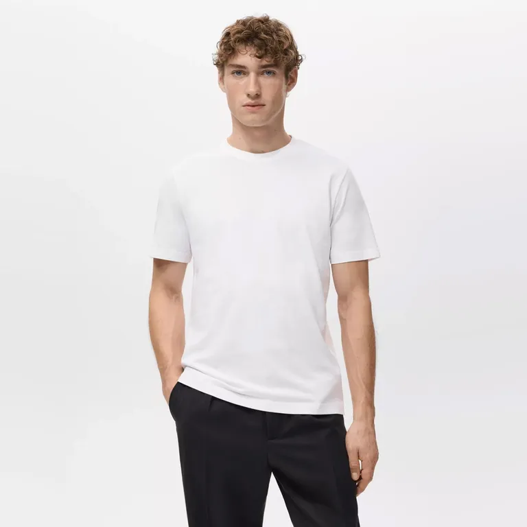 Polera Slim Fit 100% Algodón Hombre