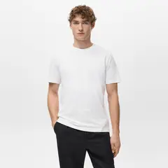 MANGO MAN - Polera Slim Fit 100% Algodón Hombre