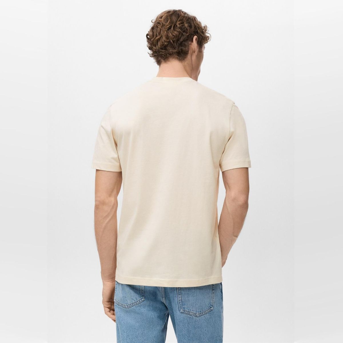 MANGO MAN - Polera Slim Fit 100% Algodón Hombre Mango Man