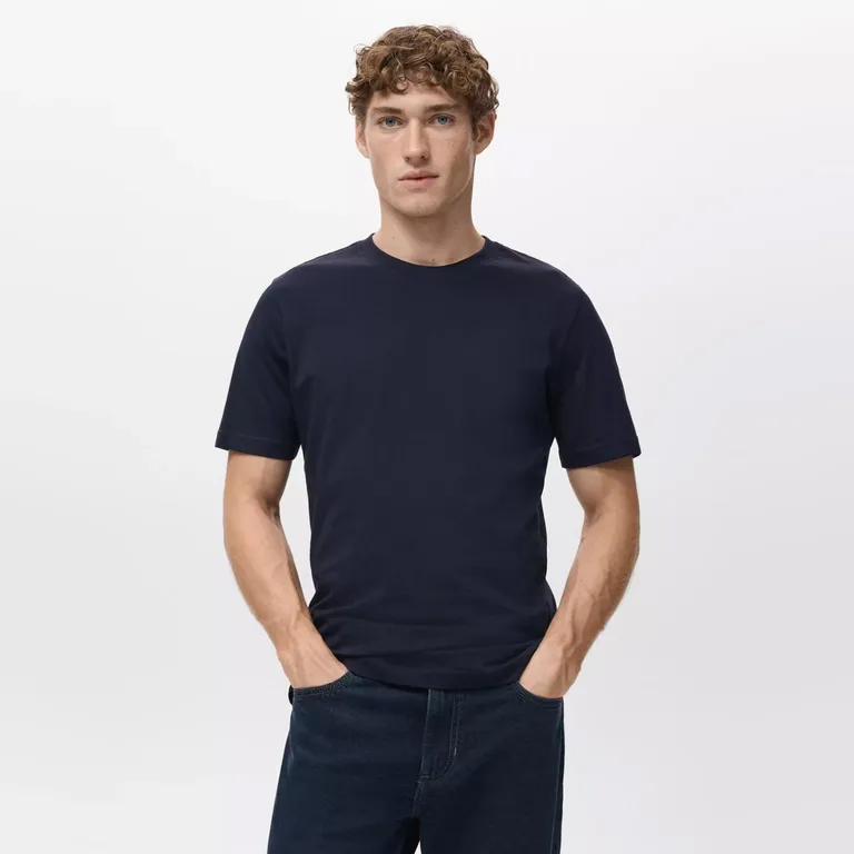 Polera Slim Fit 100% Algodón Hombre