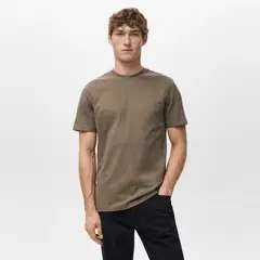 MANGO MAN - Polera Slim Fit 100% Algodón Hombre