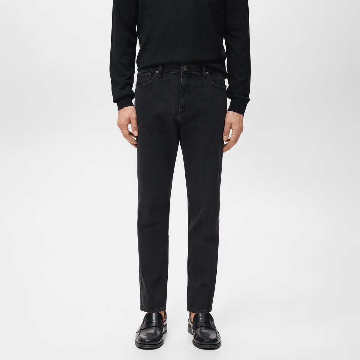 MANGO MAN - Jeans Ben Cropped Tapered Fit Hombre Mango Man