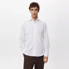 MANGO MAN - Camisa 100% Algodón Regular Fit Hombre