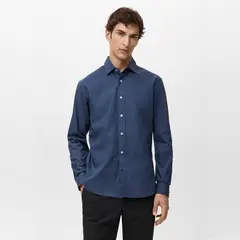 MANGO MAN - Camisa 100% Algodón Regular Fit Hombre