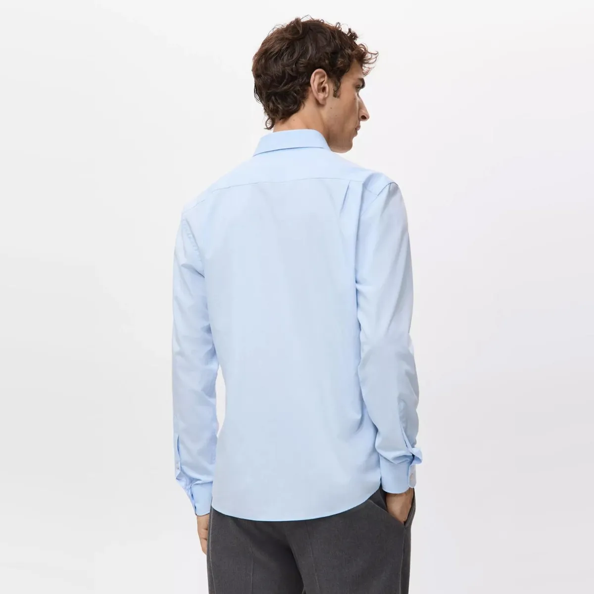 MANGO MAN - Camisa 100% Algodón Regular Fit Hombre Mango Man