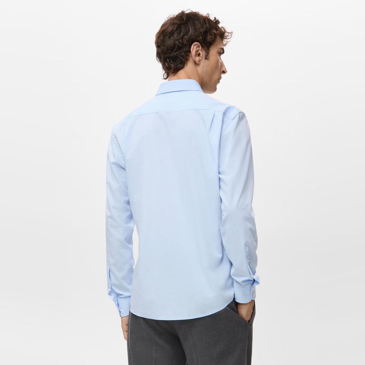 MANGO MAN - Camisa 100% Algodón Regular Fit Hombre Mango Man