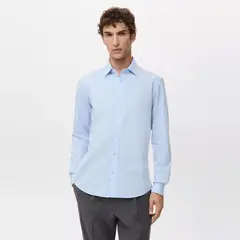 MANGO MAN - Camisa 100% Algodón Regular Fit Hombre