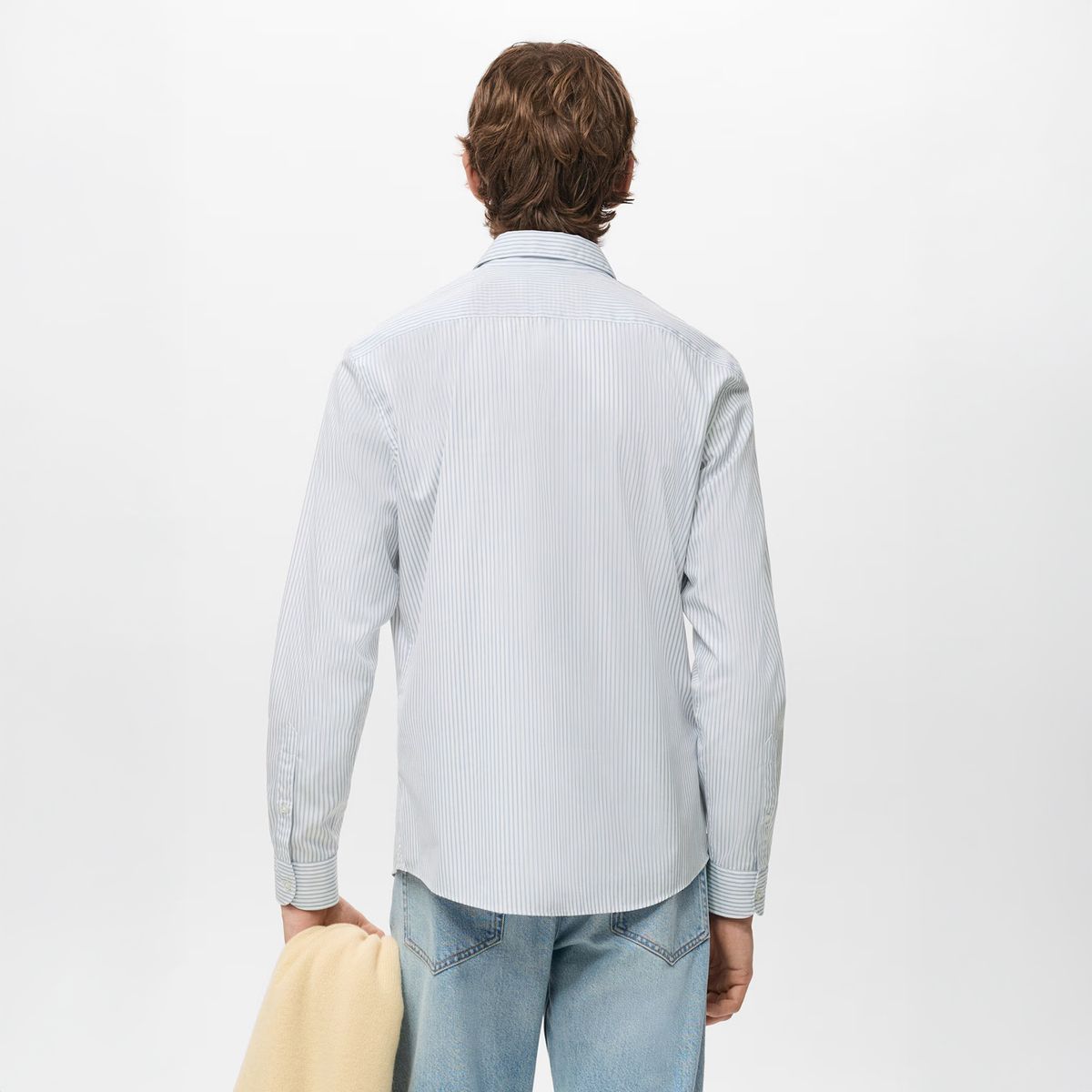 MANGO MAN - Camisa Algodón Rayas Regular Fit Hombre Mango Man