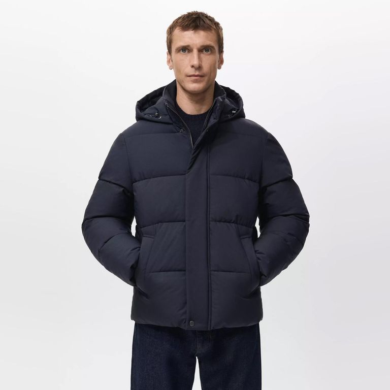 Parka Corto Acolchado Water Repellent Hombre
