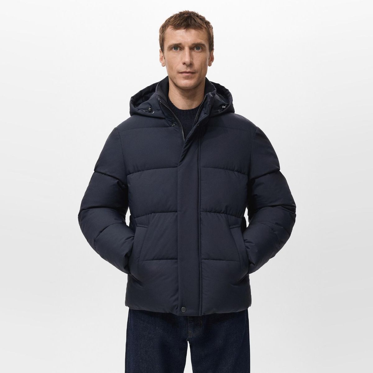 MANGO MAN - Parka Corto Acolchado Water Repellent Hombre Mango Man