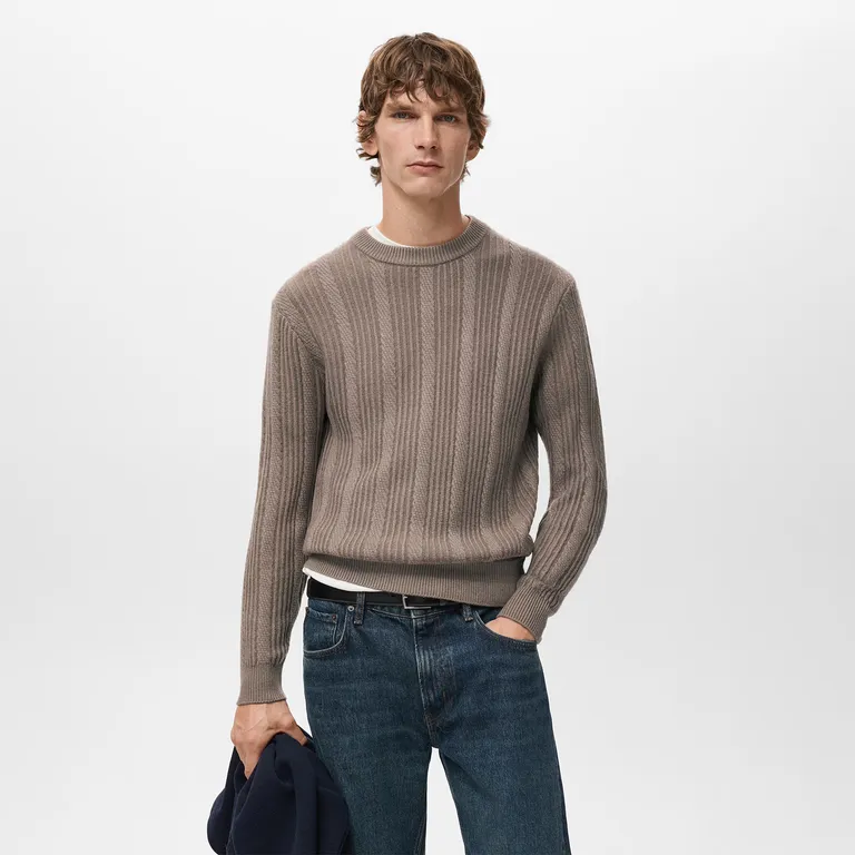 Sweater Punto Estructura Hombre