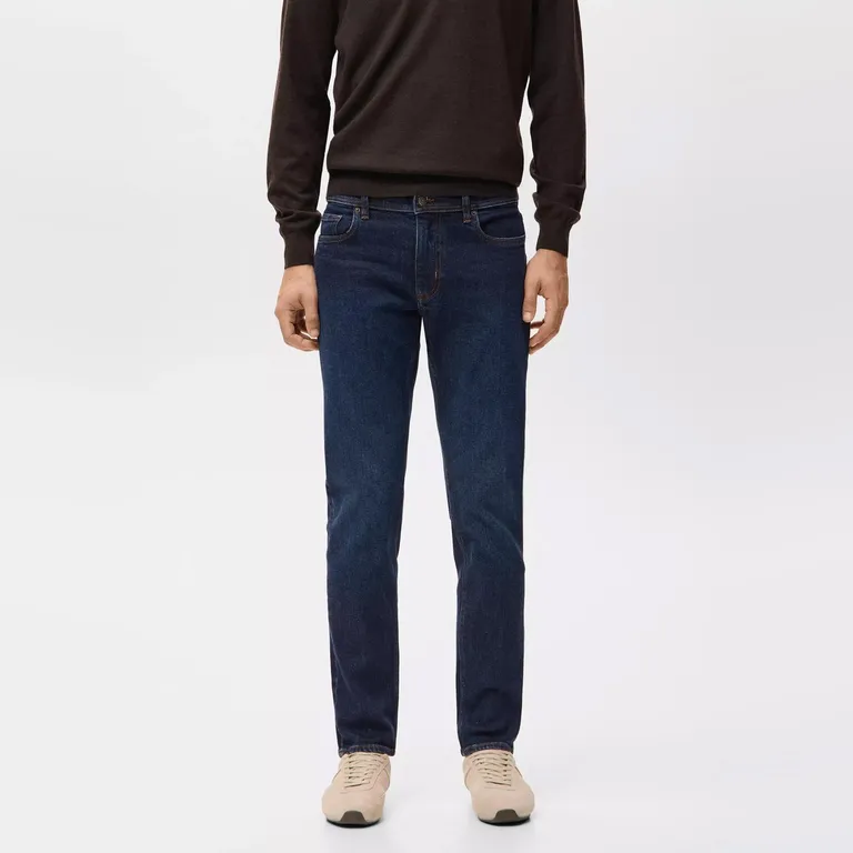 Jeans Jan Slim Fit Lavado Oscuro Hombre