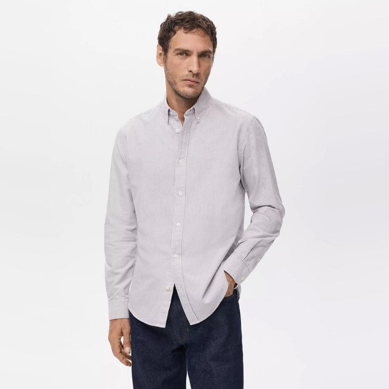 Camisa 100% Algodón Rayas Kodak Hombre