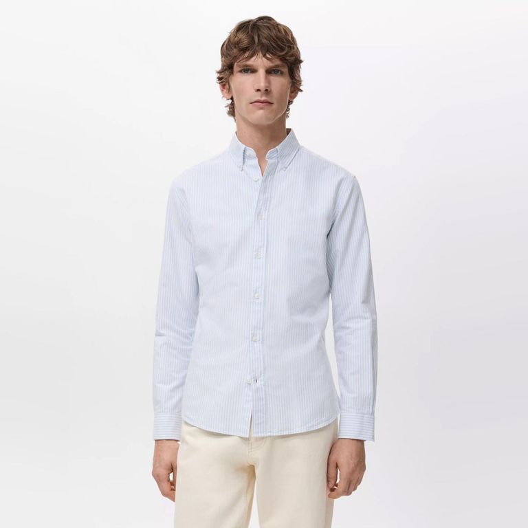 Camisa 100% Algodón Rayas Kodak Hombre