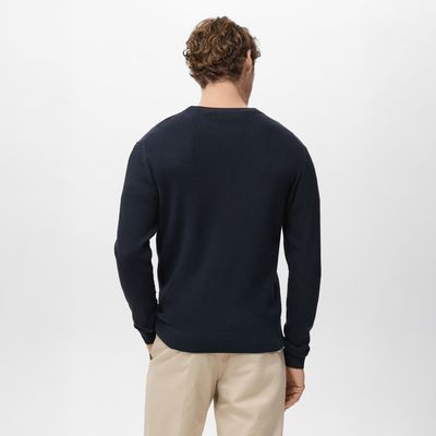 Imagen 2 del producto Sweater Algodón Punto Fino Canalé Hombre