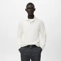 MANGO MAN - Jersey Polo Punto Regular Fit Hombre