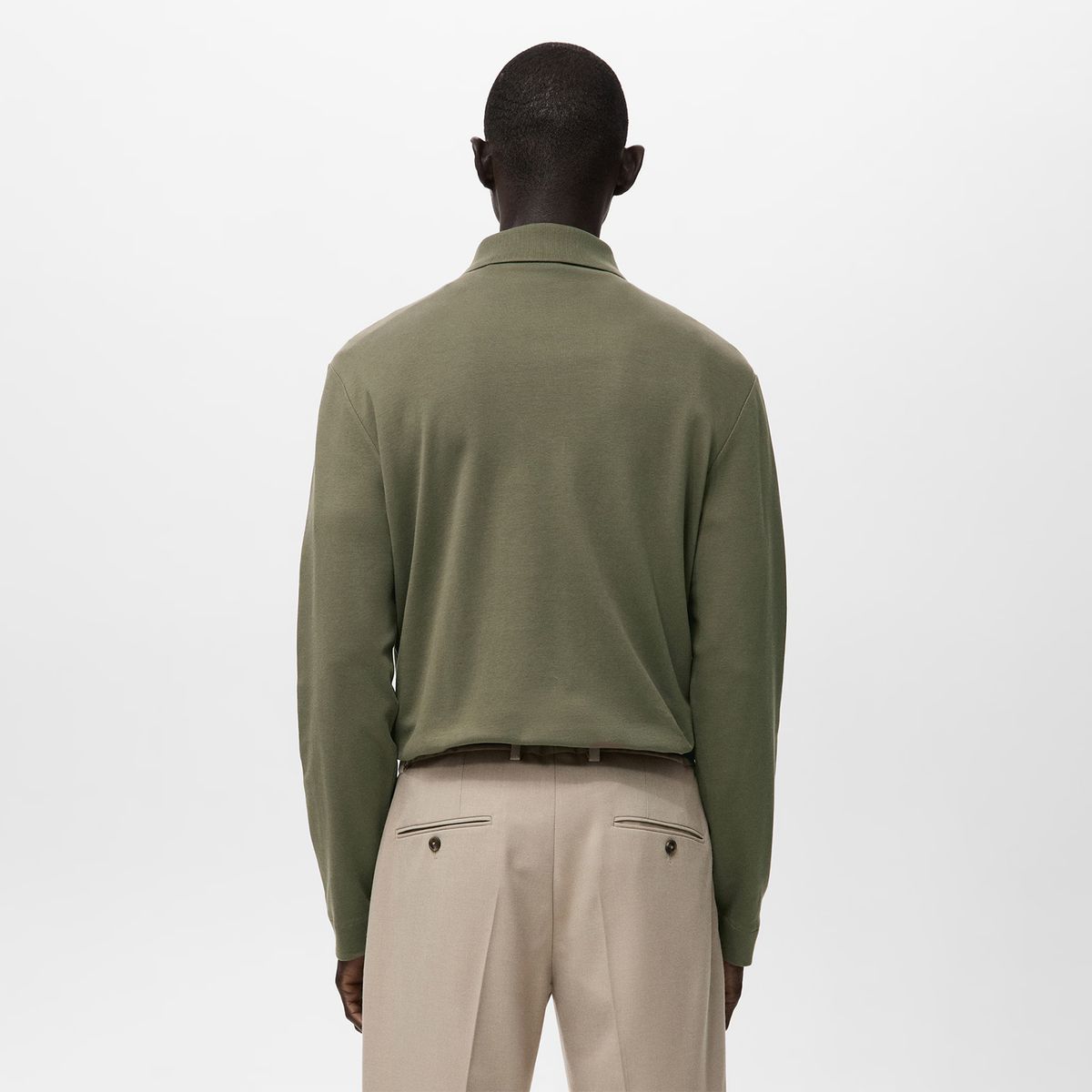 MANGO MAN - Jersey Polo Punto Regular Fit Hombre Mango Man