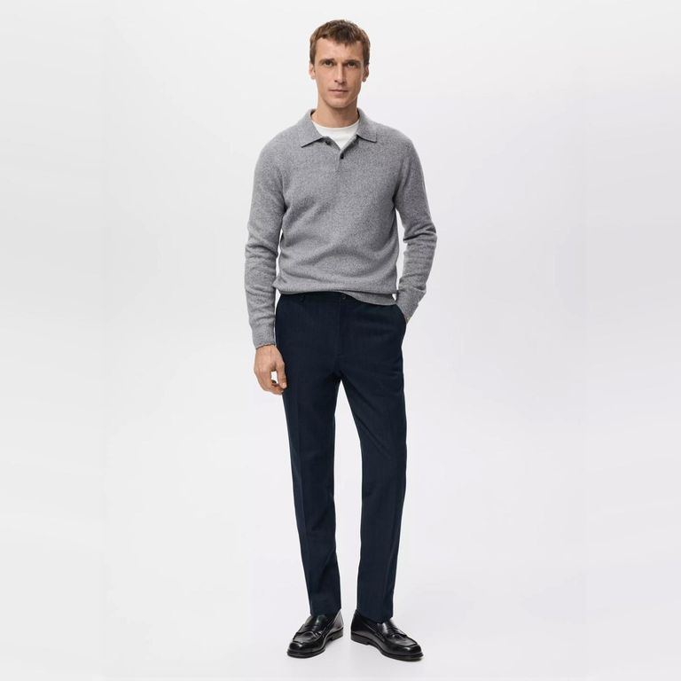 Pantalón Franela Slim Fit Hombre
