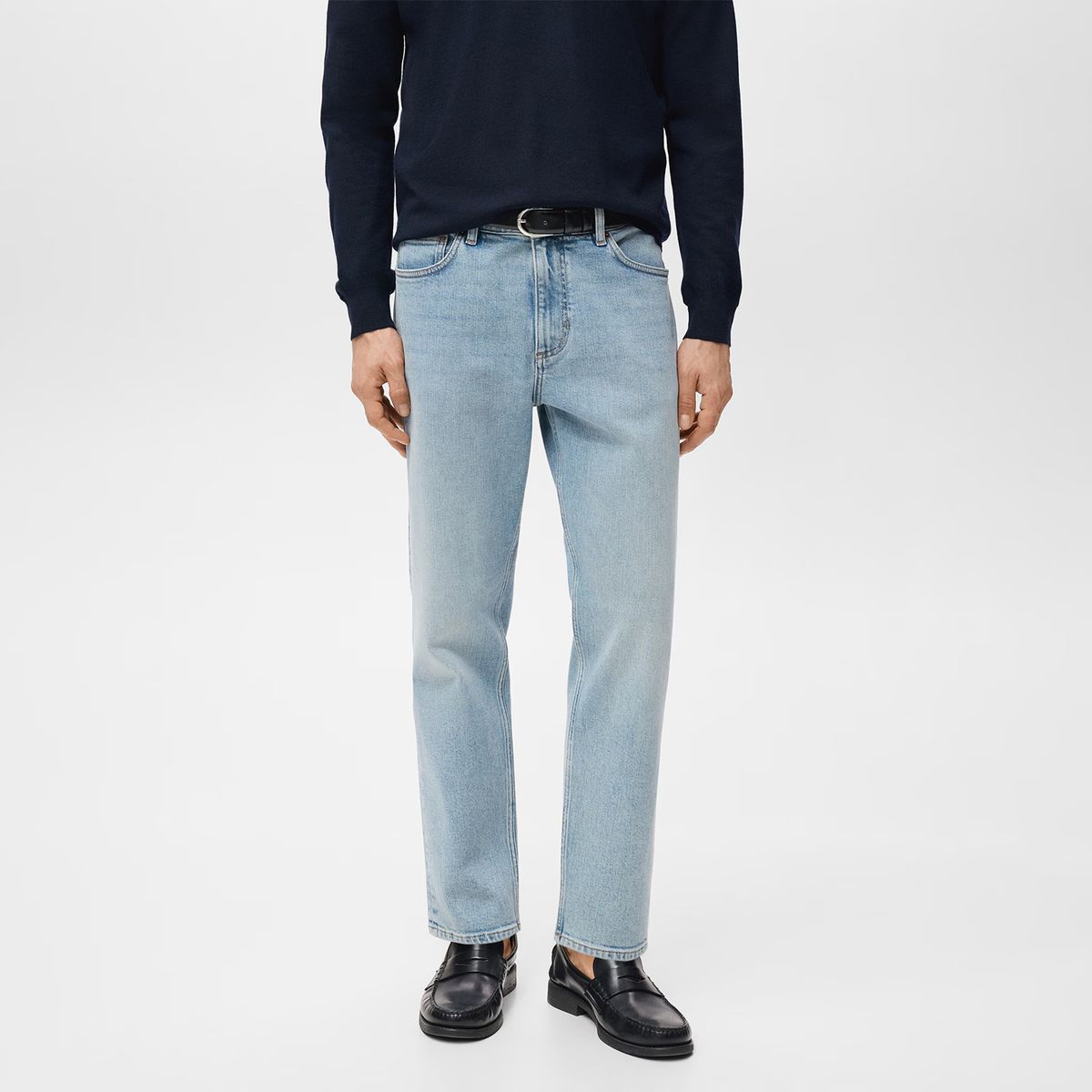 MANGO MAN - Jeans Ben Cropped Tapered Fit Hombre Mango Man