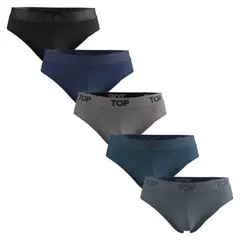 TOP - Pack 5 Slips Algodón Hombre