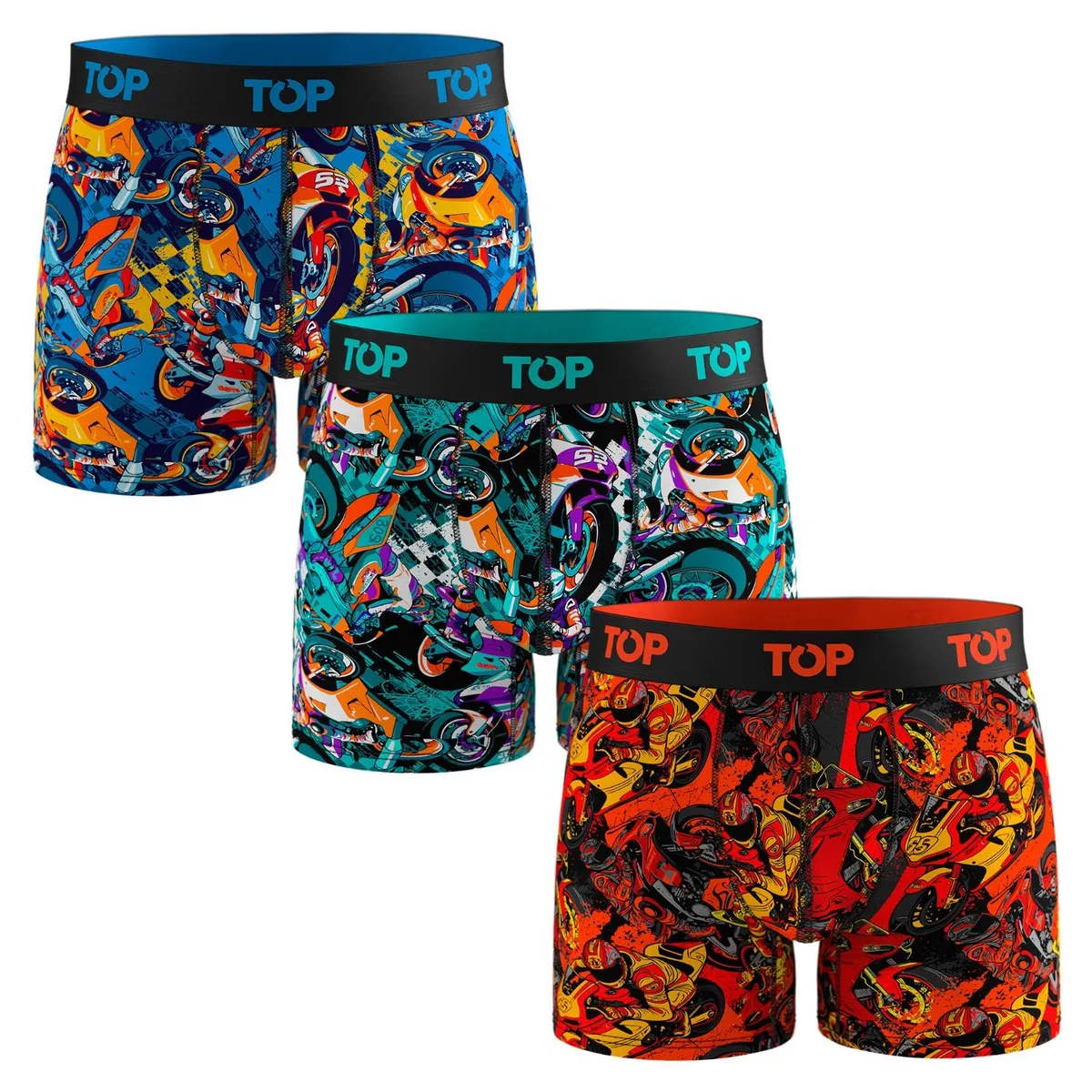 TOP - Pack  3 Boxers Hombre Top
