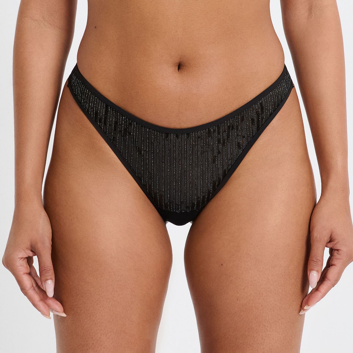 ETAM - Calzón Mujer Tanga Glitter Party Etam